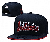 Cleveland Indians Team Logo Adjustable Hat YD (3)